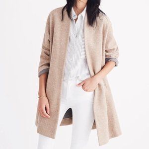 NWOT Madewell Stanza Herringbone Coat (S)